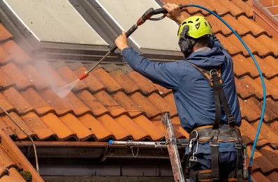 Démoussage et hydrofuge de toiture à Séby